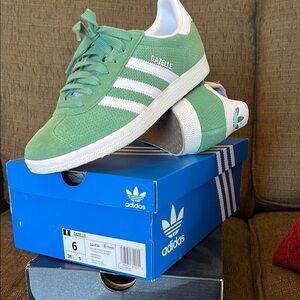 Adidas Gazelle Green Sneakers
